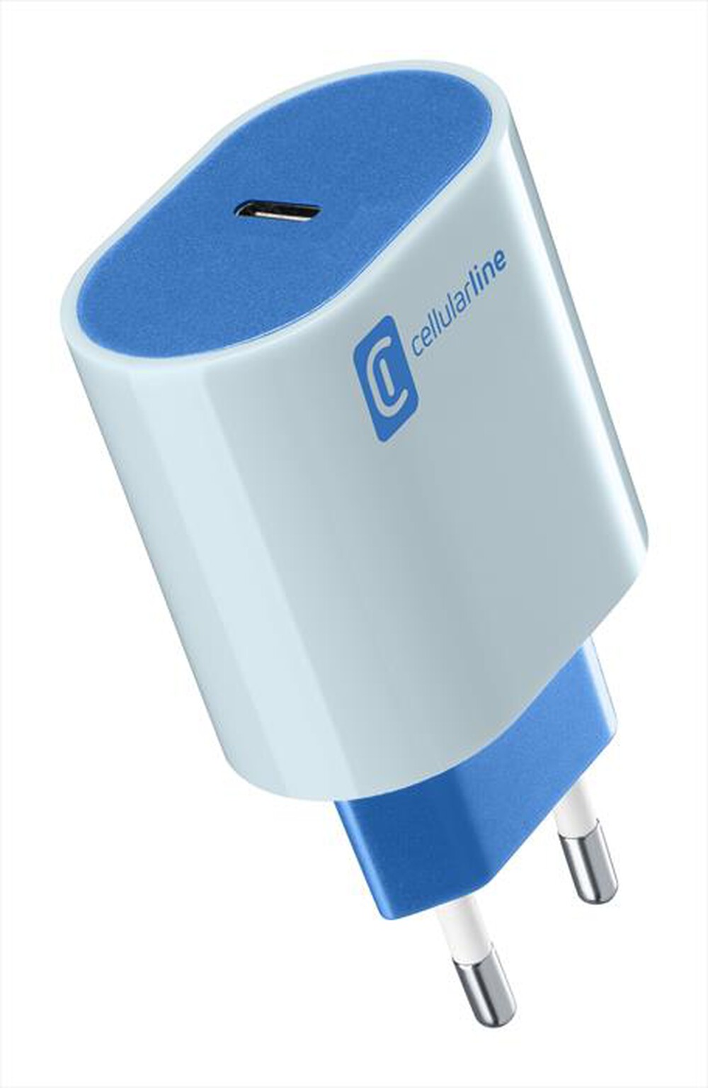 "CELLULARLINE - Carica Batterie ACHUSBCSMARTPD20WB-Blu"