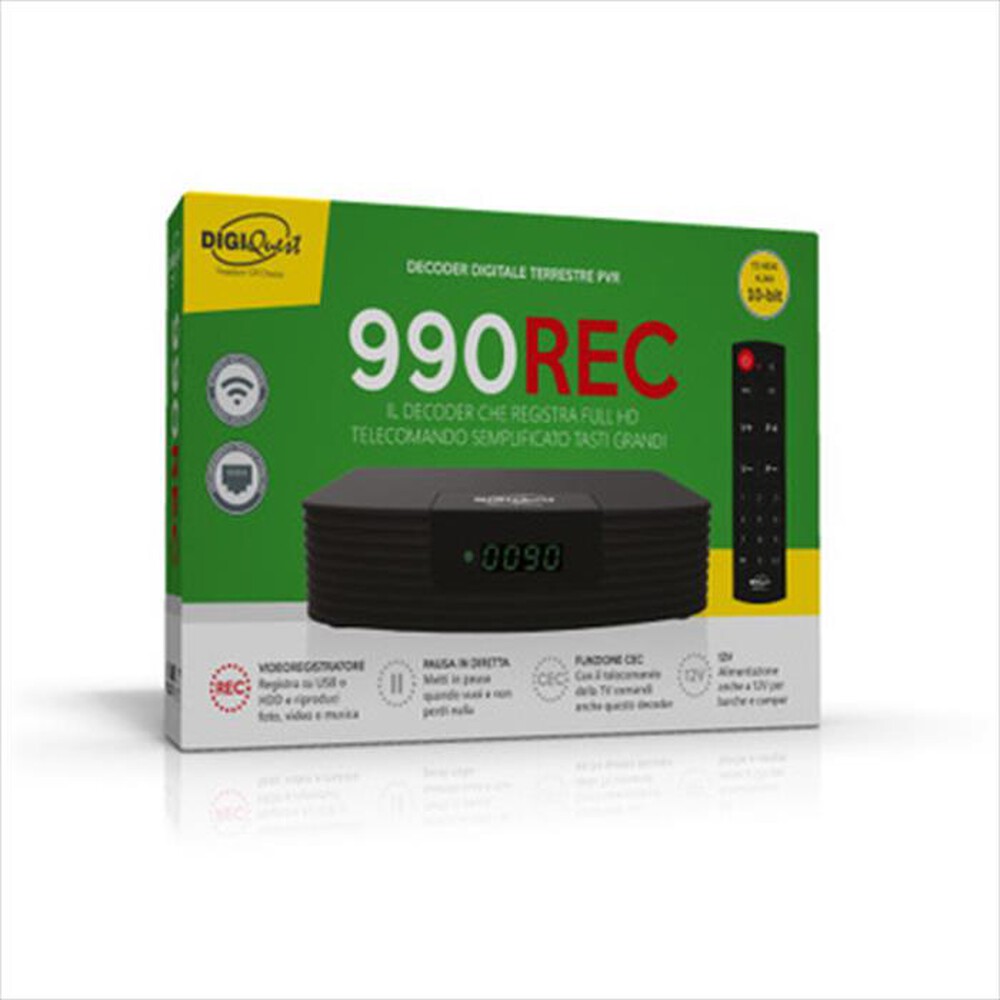 Immagine del prodotto DIGIQUEST - 990REC-Nero