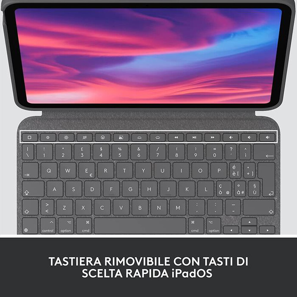 "LOGITECH - Custodia iPad (10ª generazione) Combo Touch"