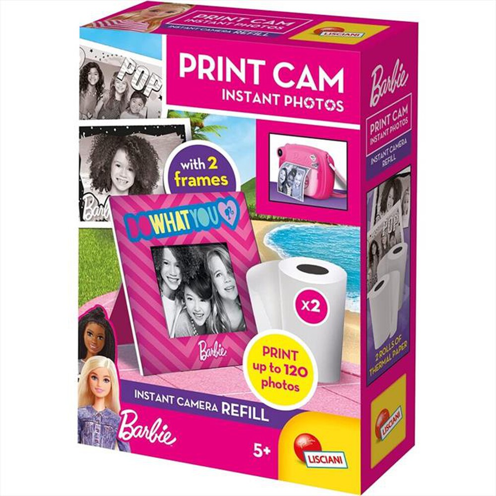 "LISCIANI GIOCHI - CARTUCCIA BARBIE PRINT per fotocamera instatanea"