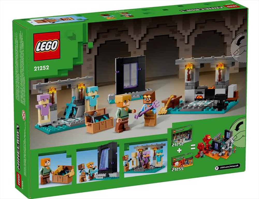 "LEGO - MINECRAFT L’Armeria - 21252-Multicolore"