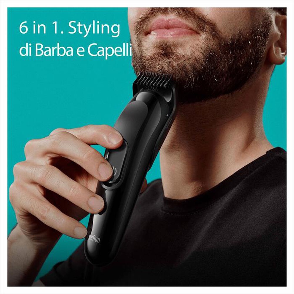 "BRAUN - Regolabarba MGK3410-NERO"