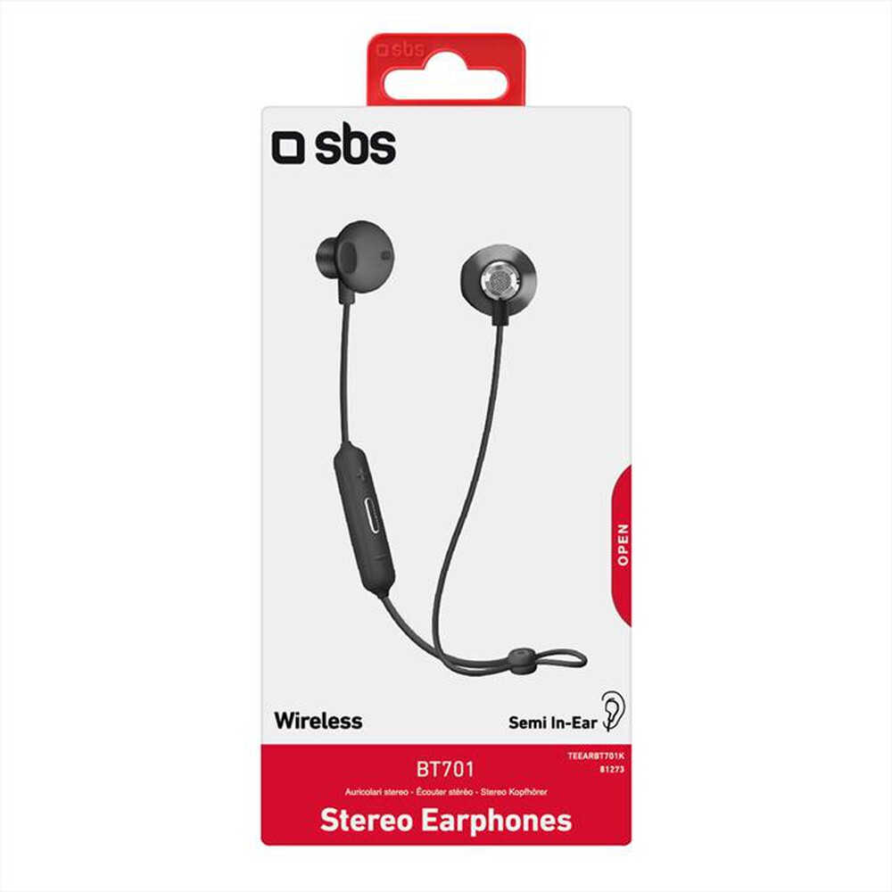 Immagine del prodotto SBS - TEEARBT701K-Nero