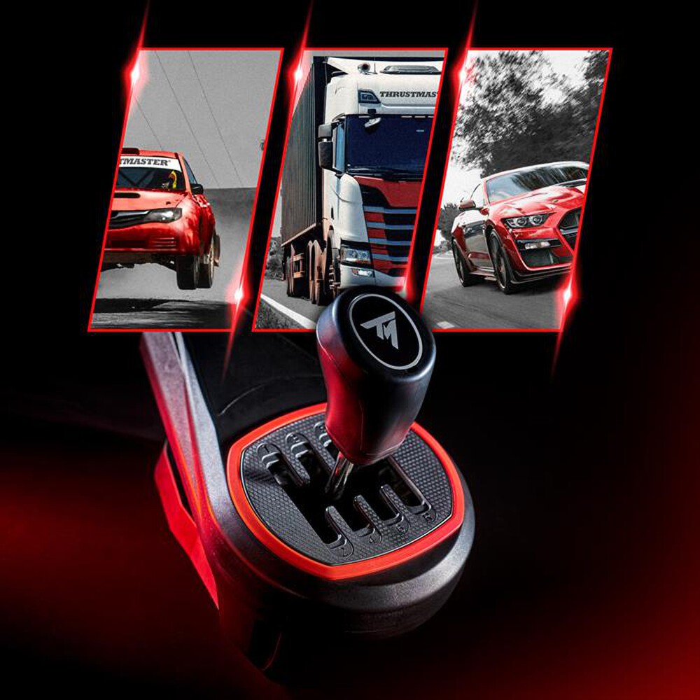 "THRUSTMASTER - Cambio con placca TH8S SHIFTER ADD-ON-Nero"
