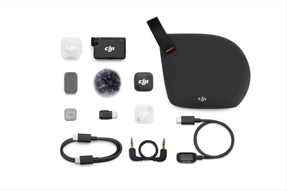 Immagine del prodotto DJI - Mini microfono senza fili MIC MINI 2 (1 TX + 1 RX)-trasparente
