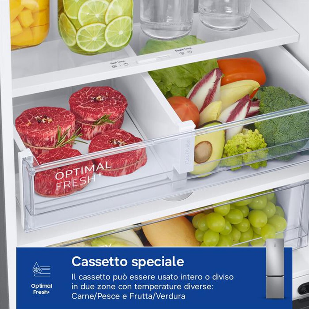 Immagine del prodotto SAMSUNG - Frigorifero combinato RB38C676CS9/EF ClasseC 390lt-METAL INOX
