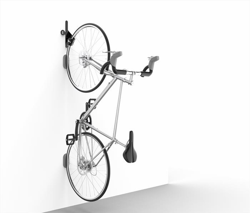 "MELICONI - OMINO GANCIO PARETE BICI-Acciaio di colore nero con pro"