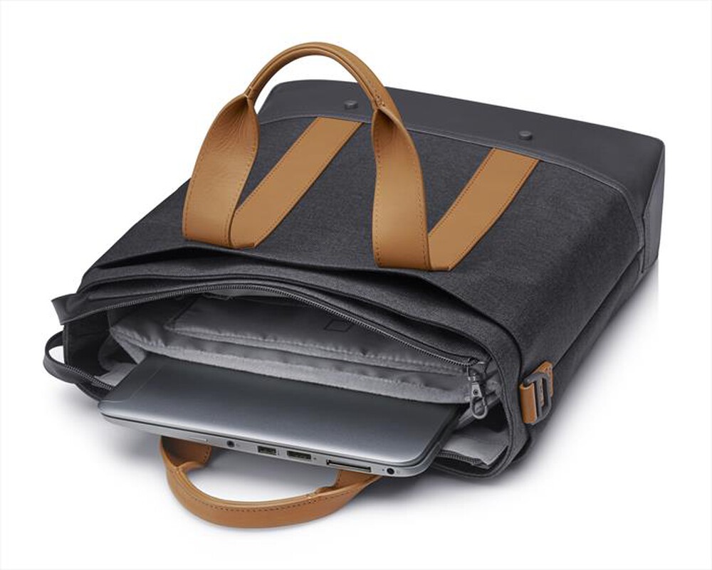 "HP - BORSA HP ENVY URBAN 14\"-Grigia, Cuoio"