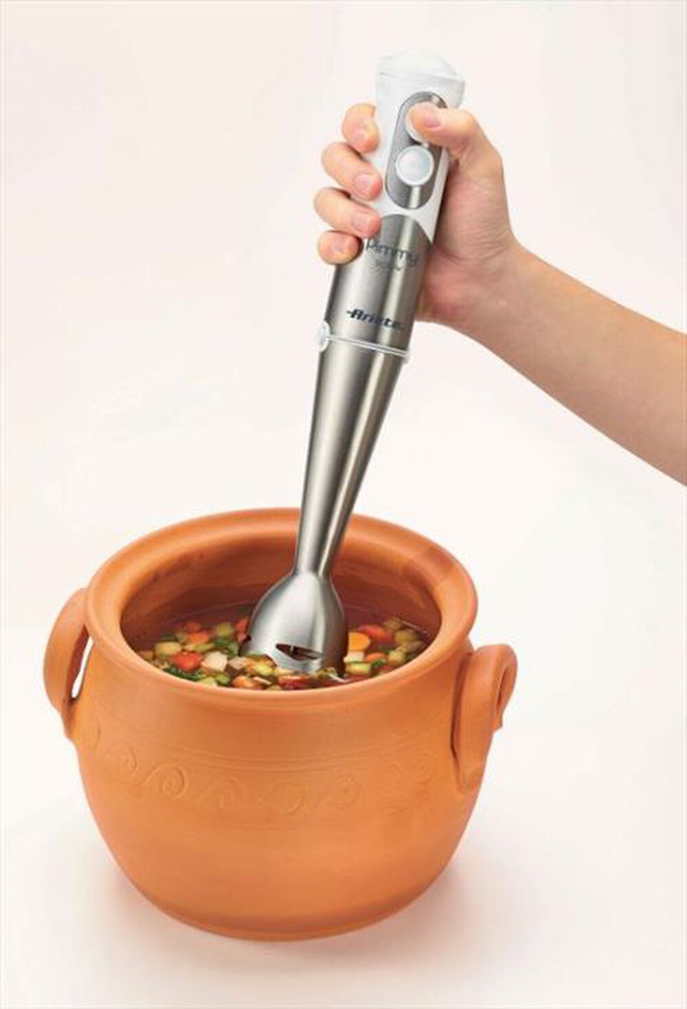 "ARIETE - 886 Pimmy 500w 3 in 1-Stainless steel, Bianco"