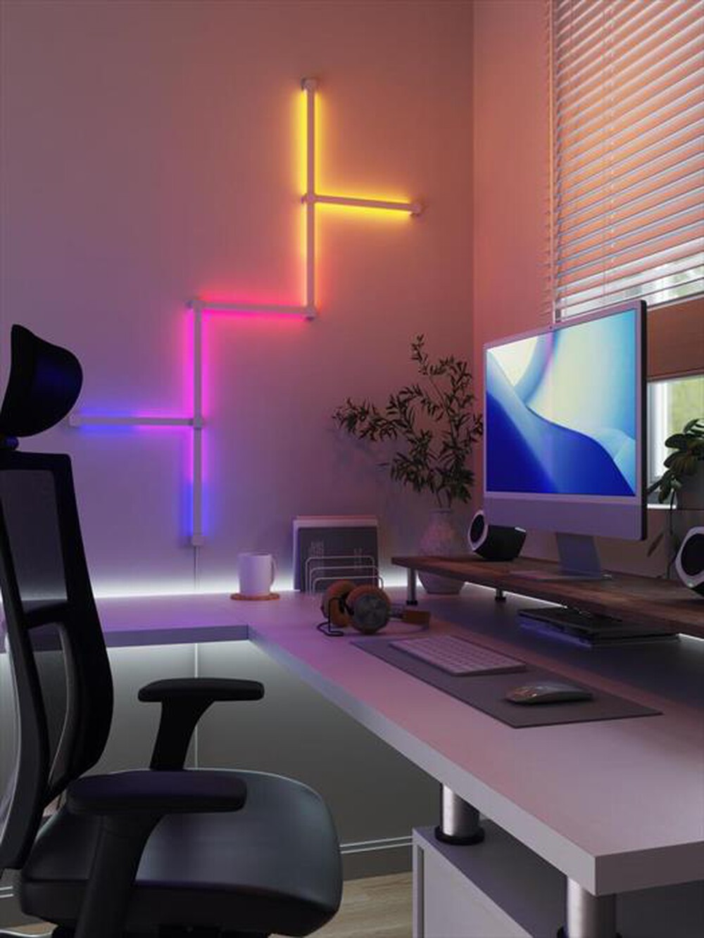 "NANOLEAF - Lampada LINES SQUARED STARTER KIT+ESPANSIONE - 7PK"
