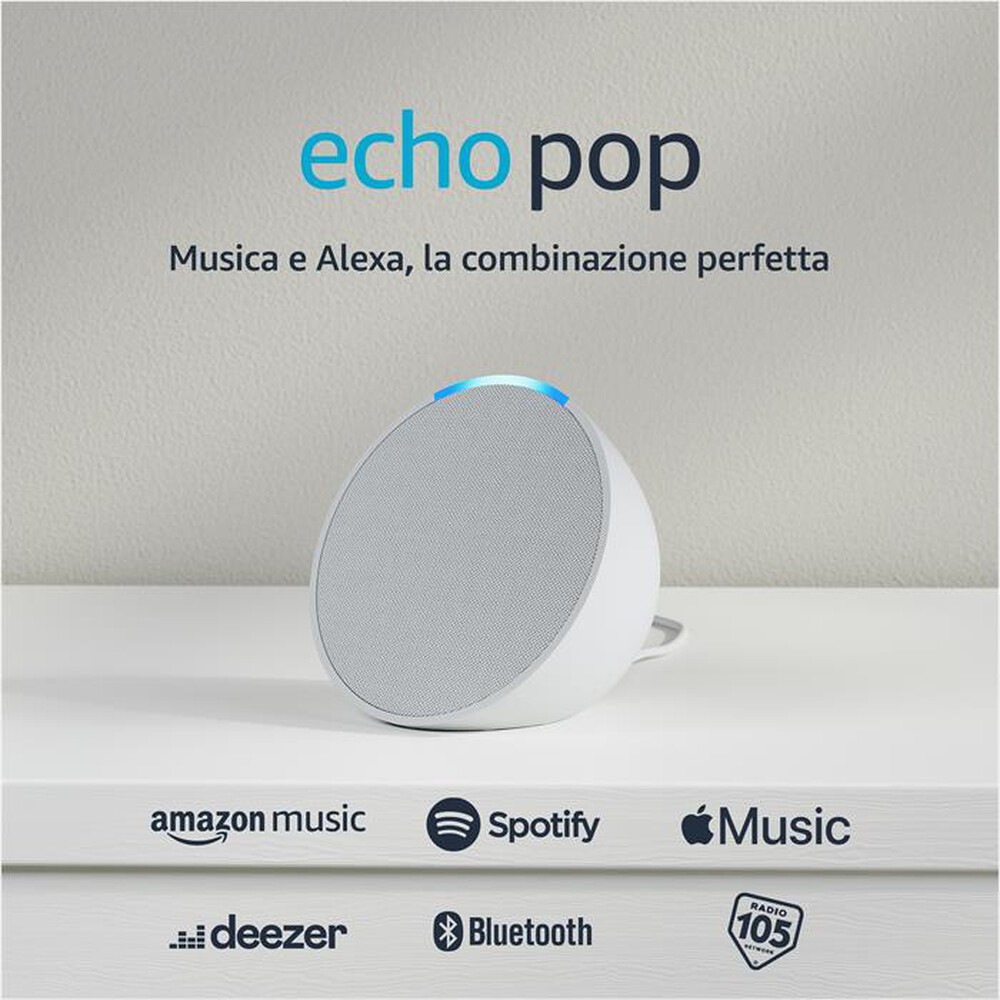 Immagine del prodotto AMAZON - Speaker ECHO POP (1. GEN.)-Bianco Ghiaccio