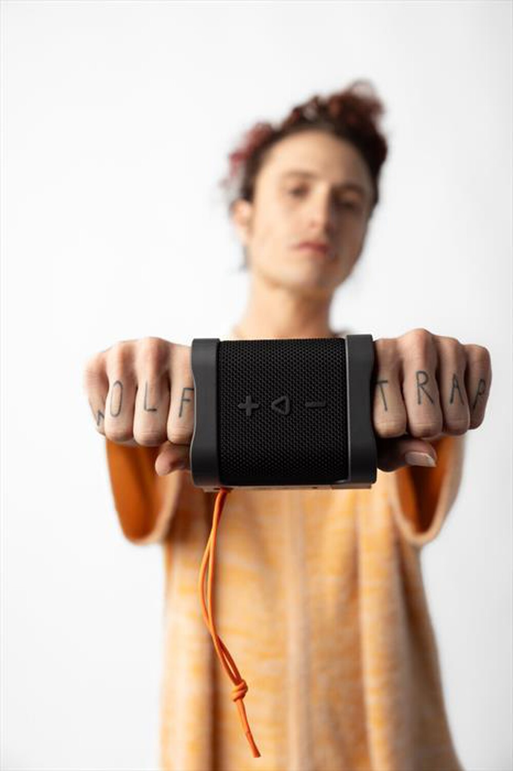 "SKULLCANDY - TERRAIN MINI WIRELESS SPEAKER-Nero/Arancione"