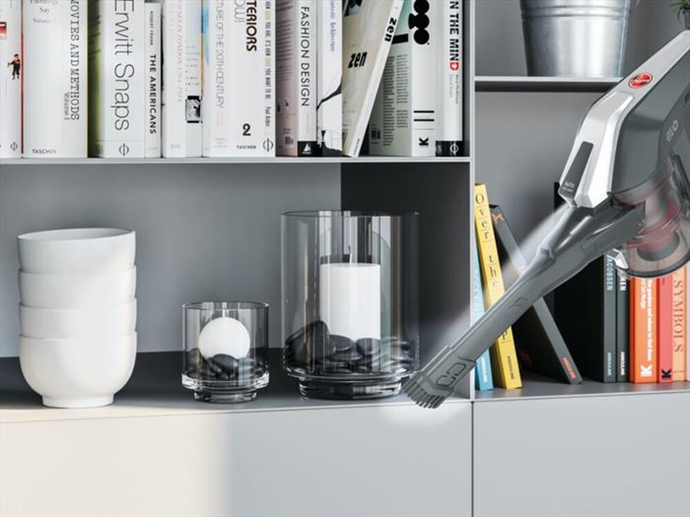 "HOOVER - Aspirapolvere ricaricabile HF322TH 011-Titanio"