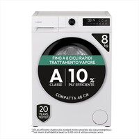 CANDY - Lavatrice GD 48SB6-S 8Kg Classe A-Bianco, 