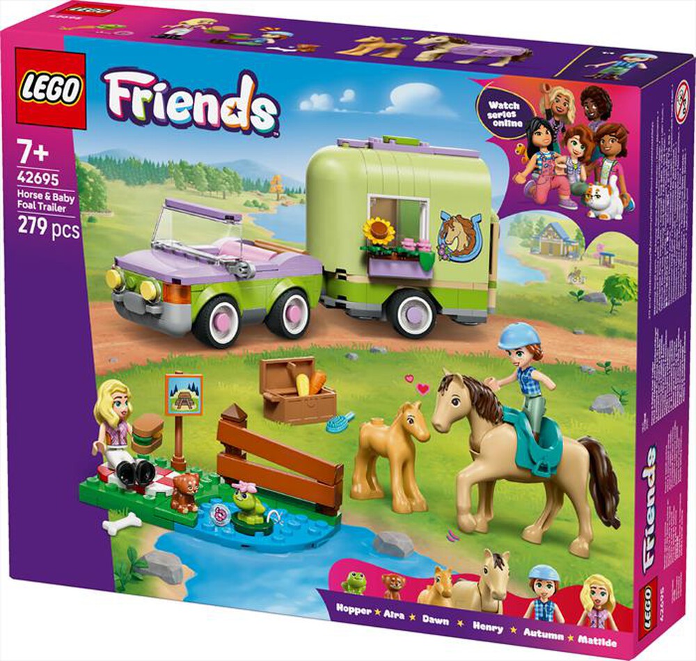 Immagine del prodotto LEGO - FRIENDS Rimorchio per cavallo e puledro - 42695