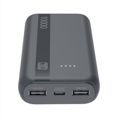 CELLULARLINE - Powerbank ESSENTIAL 10000-Grigio