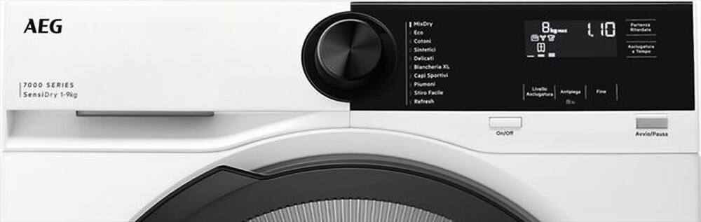 Immagine del prodotto AEG - Asciugatrice TR7HE1C9 9Kg Classe C-Bianco