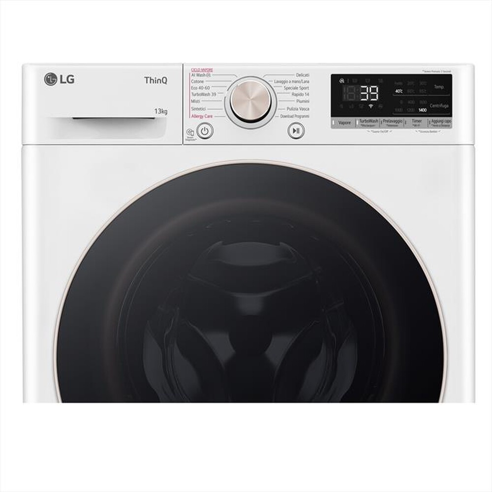"LG - Lavatrice AI DD R7 F4R7013TSWG 13kg Classe A-Bianco"