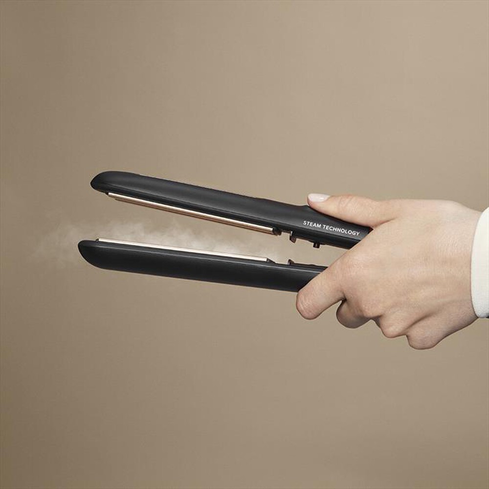 Immagine del prodotto BELLISSIMA IMETEC - PIASTRA PER CAPELLI A VAPORE STEAM CERAMIC&KERATIN-Nero, Oro