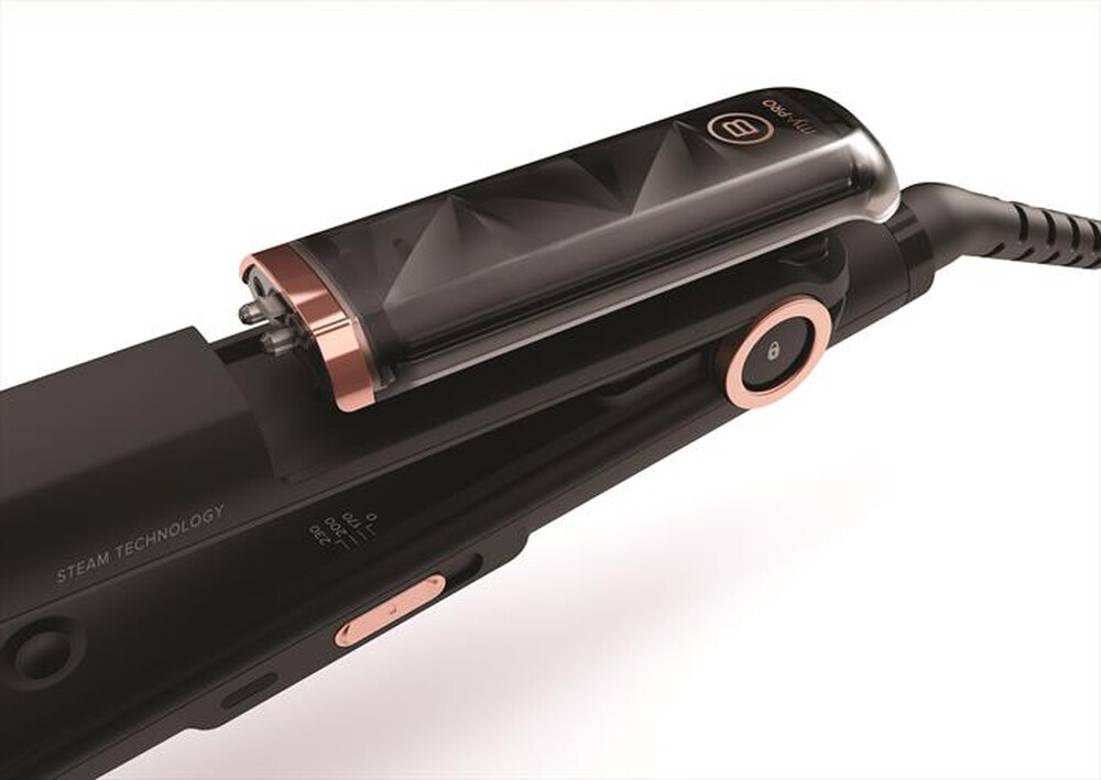 Immagine del prodotto BELLISSIMA IMETEC - Piastra per capelli MY PRO STEAM B28 100-Color nero-rame