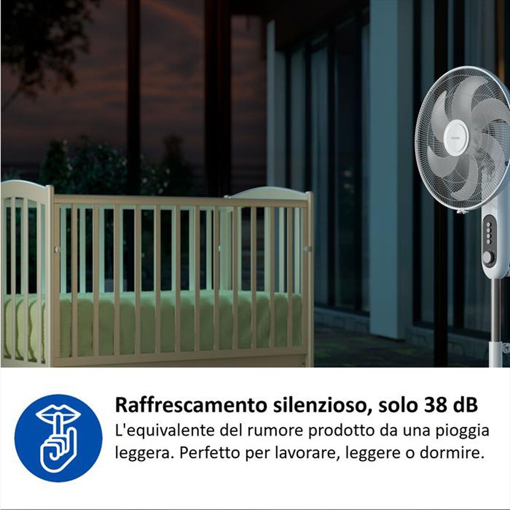 Immagine del prodotto PHILIPS - Ventilatore a piantana SERIE 1000 CX1220/00-Bianco