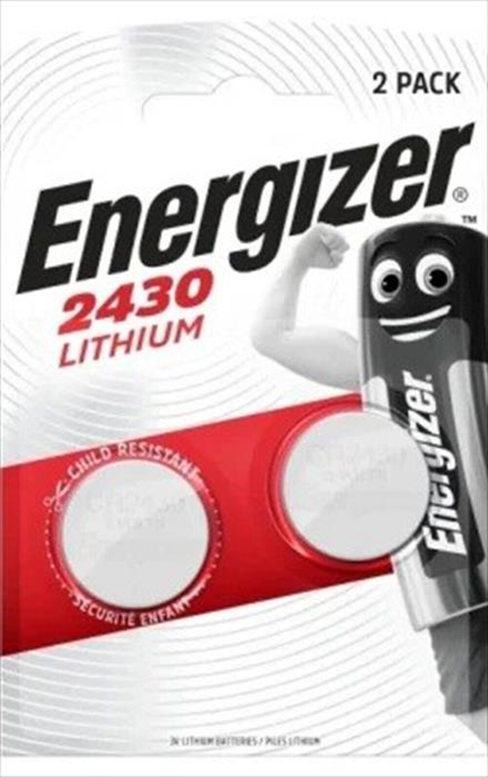 Immagine del prodotto ENERGIZER - Batterie LITHIUM CR2430 BP2
