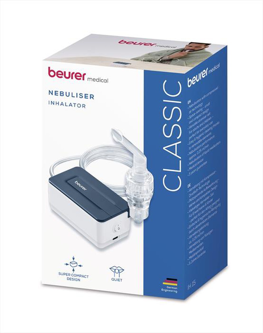 Immagine del prodotto BEURER - Mini aerosol a compressore IH 15-Bianco