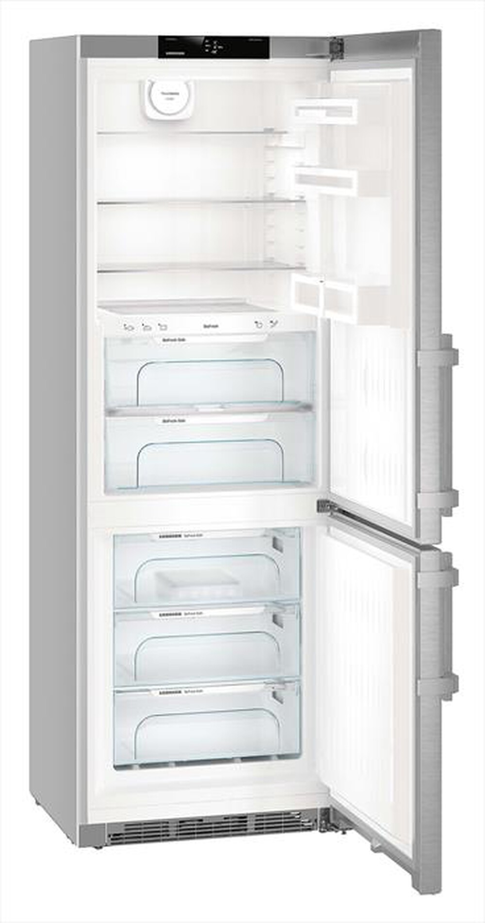 "LIEBHERR - Frigorifero combinato CBNEF 5735-21 Classe D 434lt-Acciaio"