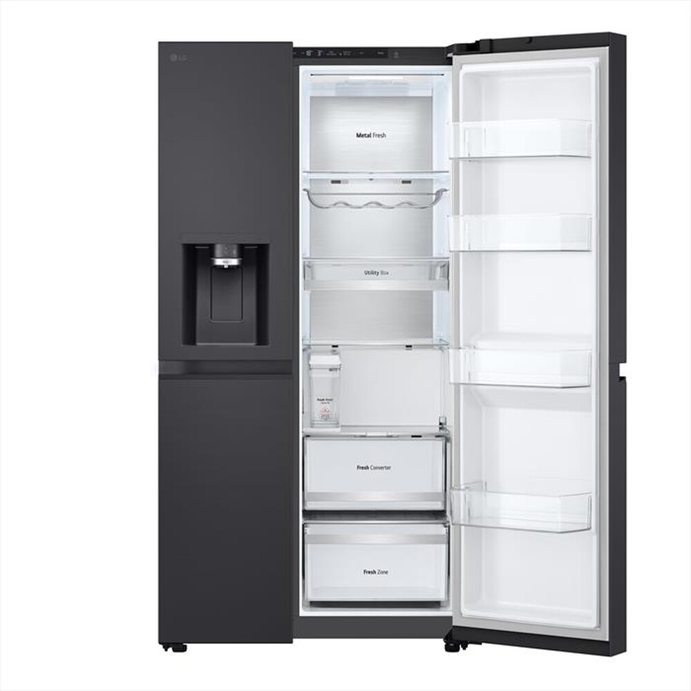 "LG - Frigorifero side by side GSLE91EVAC Classe C-Essence Black Steel"