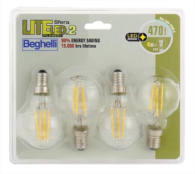 BEGHELLI - LITEFILED2 SF 4W 470L E14 6.5K - 