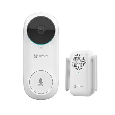 EZVIZ - Videocampanello wireless DB2C KIT-Bianco