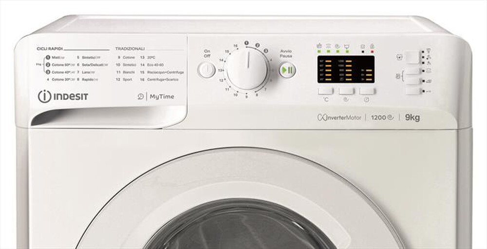 "INDESIT - Lavatrice MTWA 91283 W IT 9 Kg Classe D"
