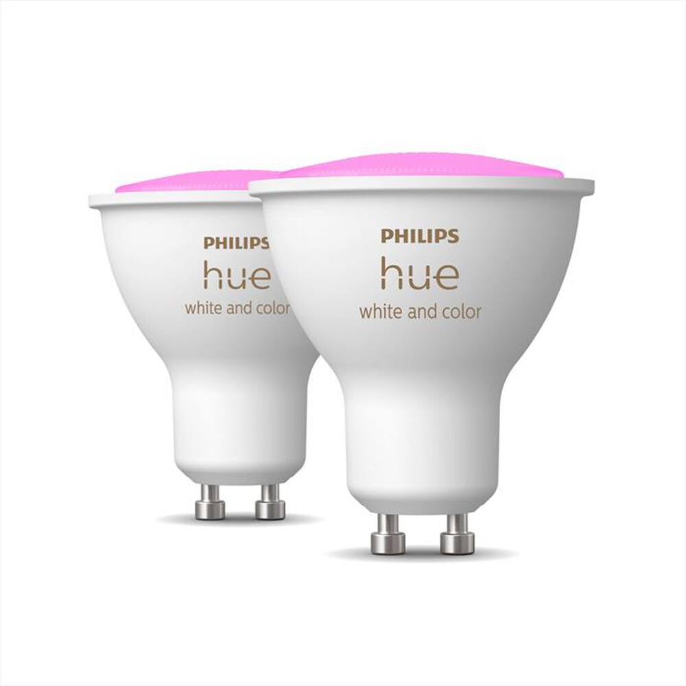 "PHILIPS - HUE WHITE AND COLOR AMBIANCE 2XLAMPADINA GU10 35W-Multicolore"