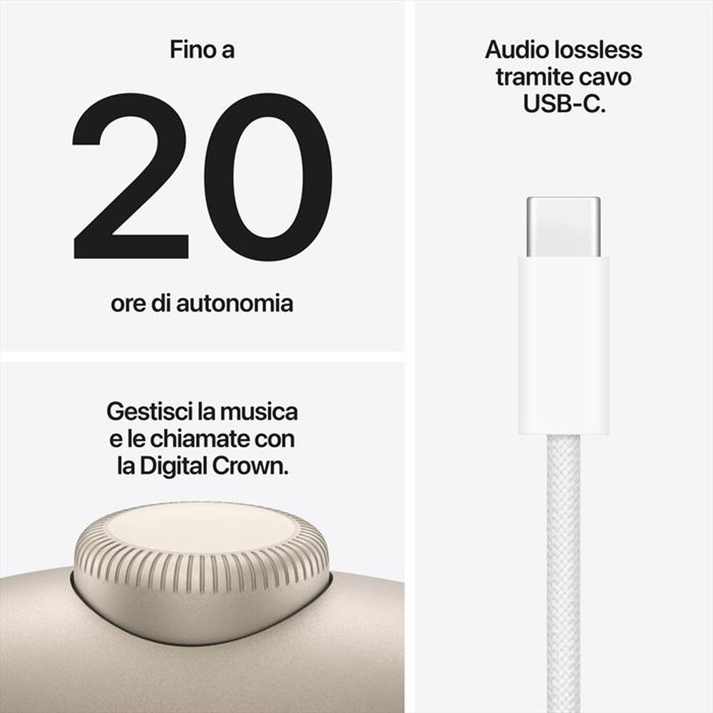 Immagine del prodotto APPLE - Cuffie wireless AIRPODS MAX2-Galassia