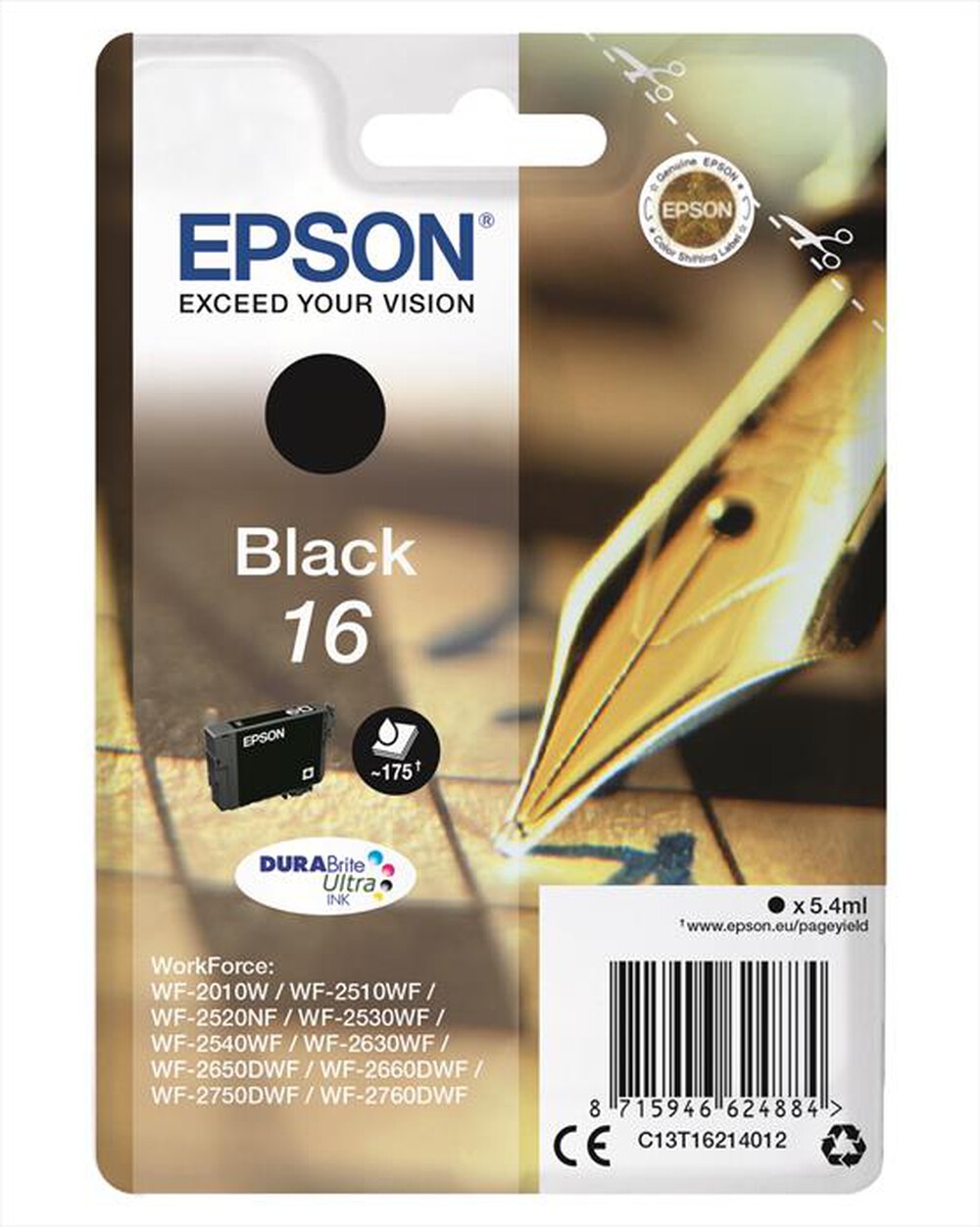 "EPSON - C13T16214022-Nero"