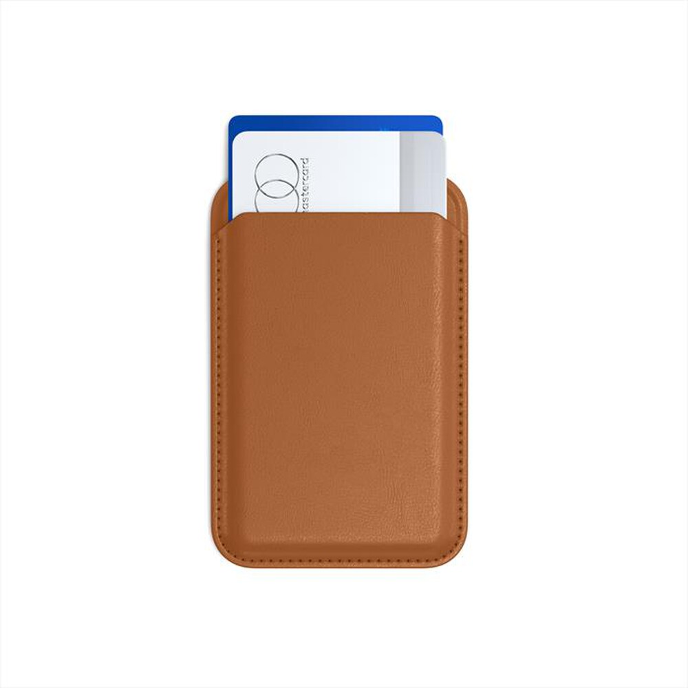 "SATECHI - MAGNETIC WALLET STAND per Iphone 12/13/14-marrone"
