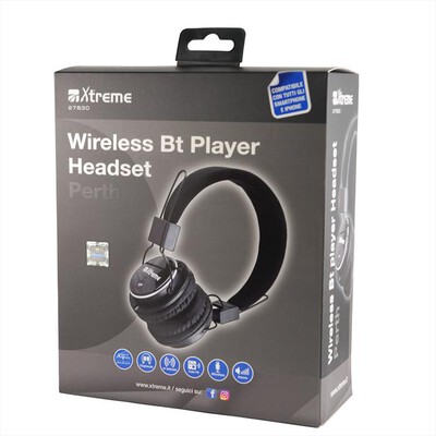 XTREME - 27830 - Cuffie Bluetooth Perth C163-NERO