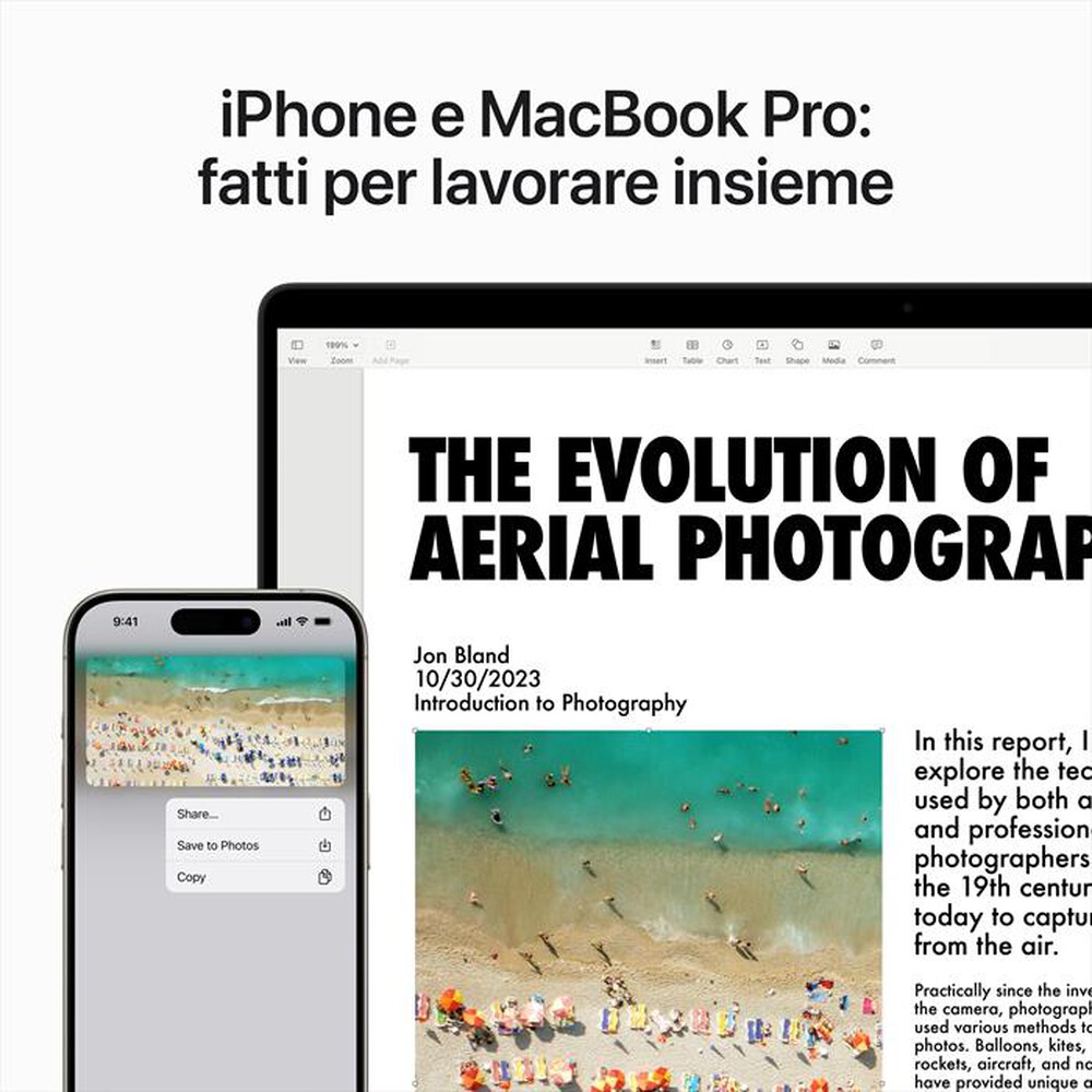 "APPLE - MACBOOK PRO 14'' M3 CORE 8 CPU 10 GPU 512GB-Argento"