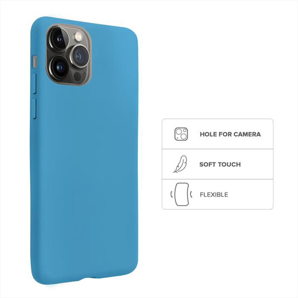 "SBS - Cover Rainbow TERBWIP1461PCER per iPhone 14 Pro-Cerulean"