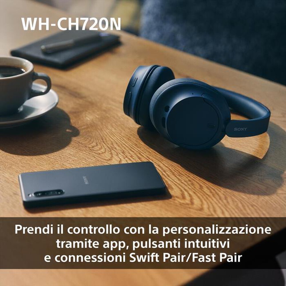 "SONY - Cuffie Bluetooth wireless WHCH720NP.CE7-Rosa"