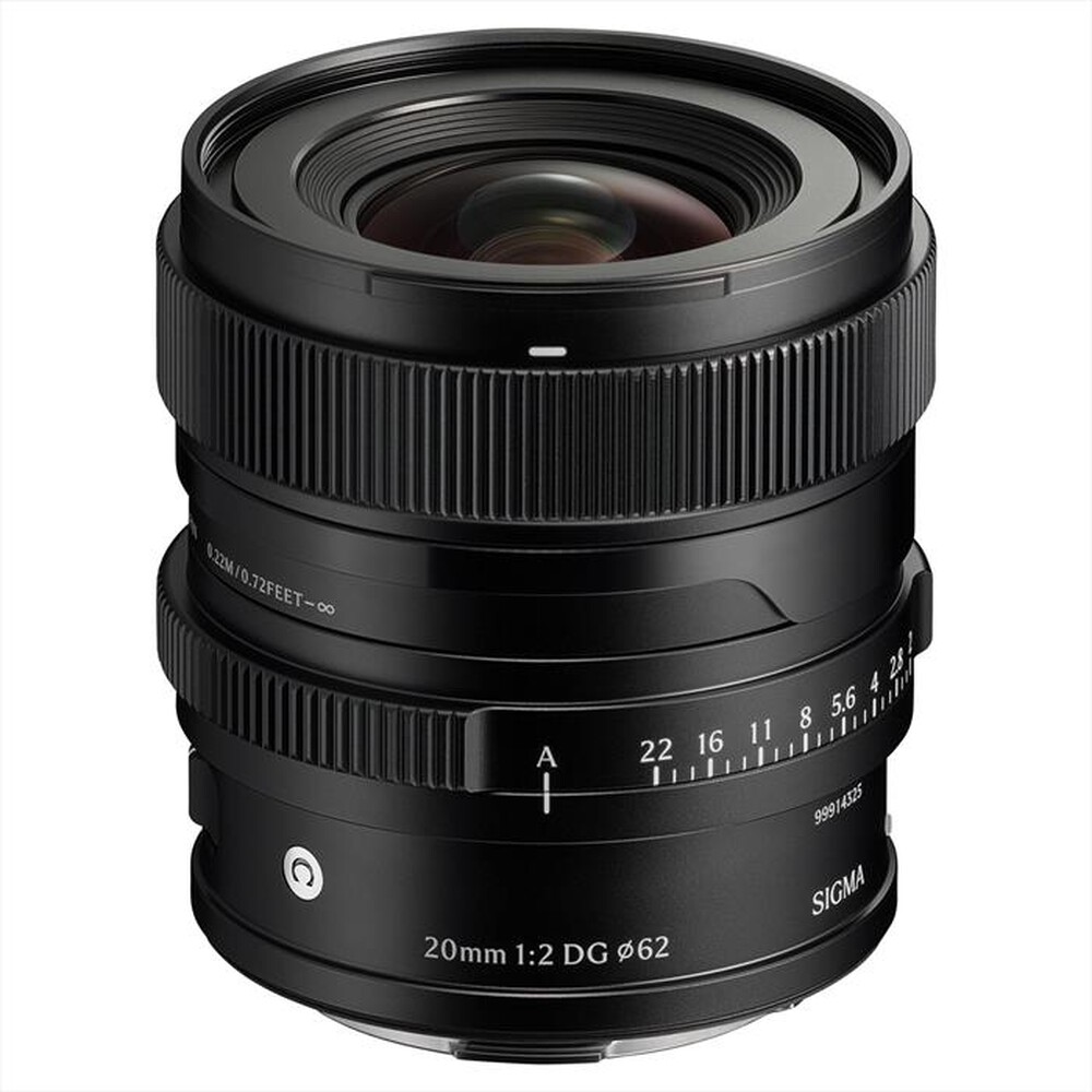 Immagine del prodotto SIGMA - Obiettivo Fisso 20/2 (C) DG BLACK L-MOUNT-Nero