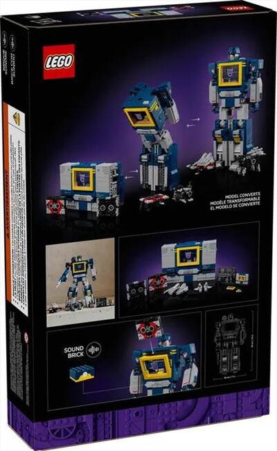 LEGO - ICONS Transformers: Soundwave - 10358-Multicolore