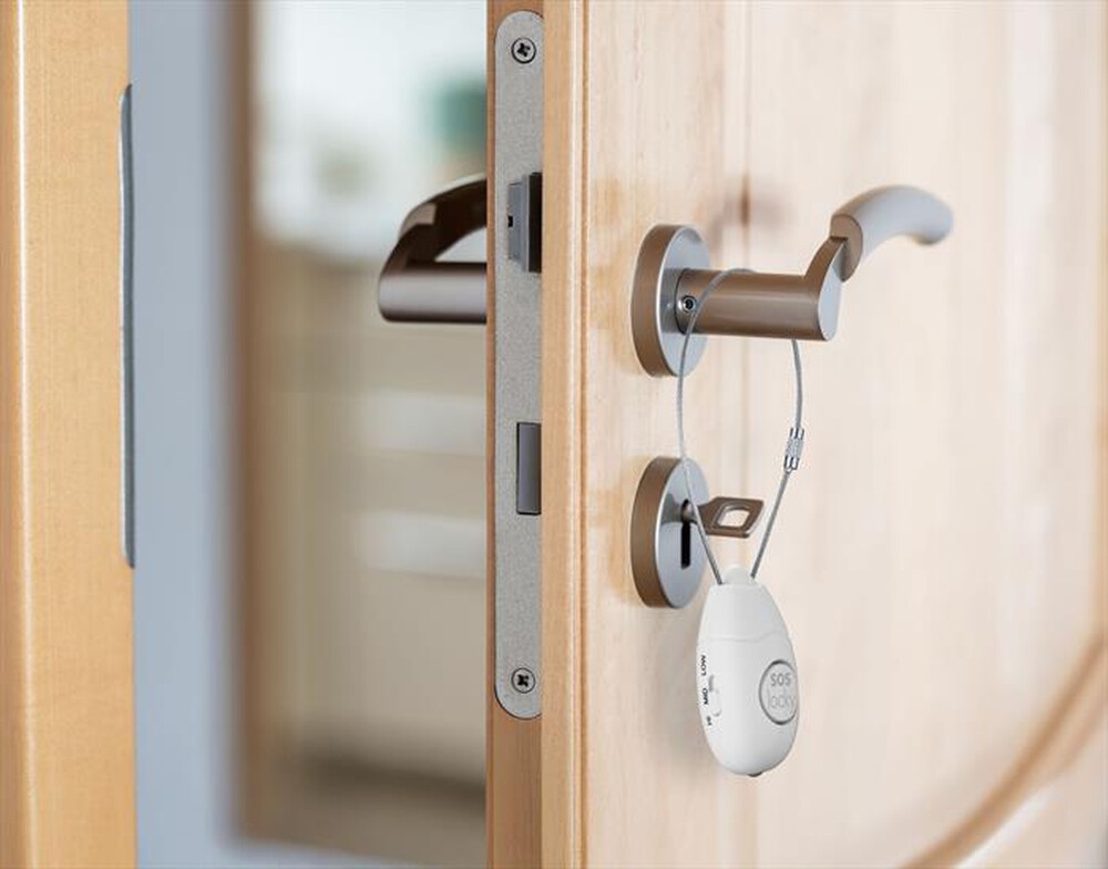 Immagine del prodotto TECH POP - SOS LOCKY - ALLARME PORTATILE PER PORTE-Bianco