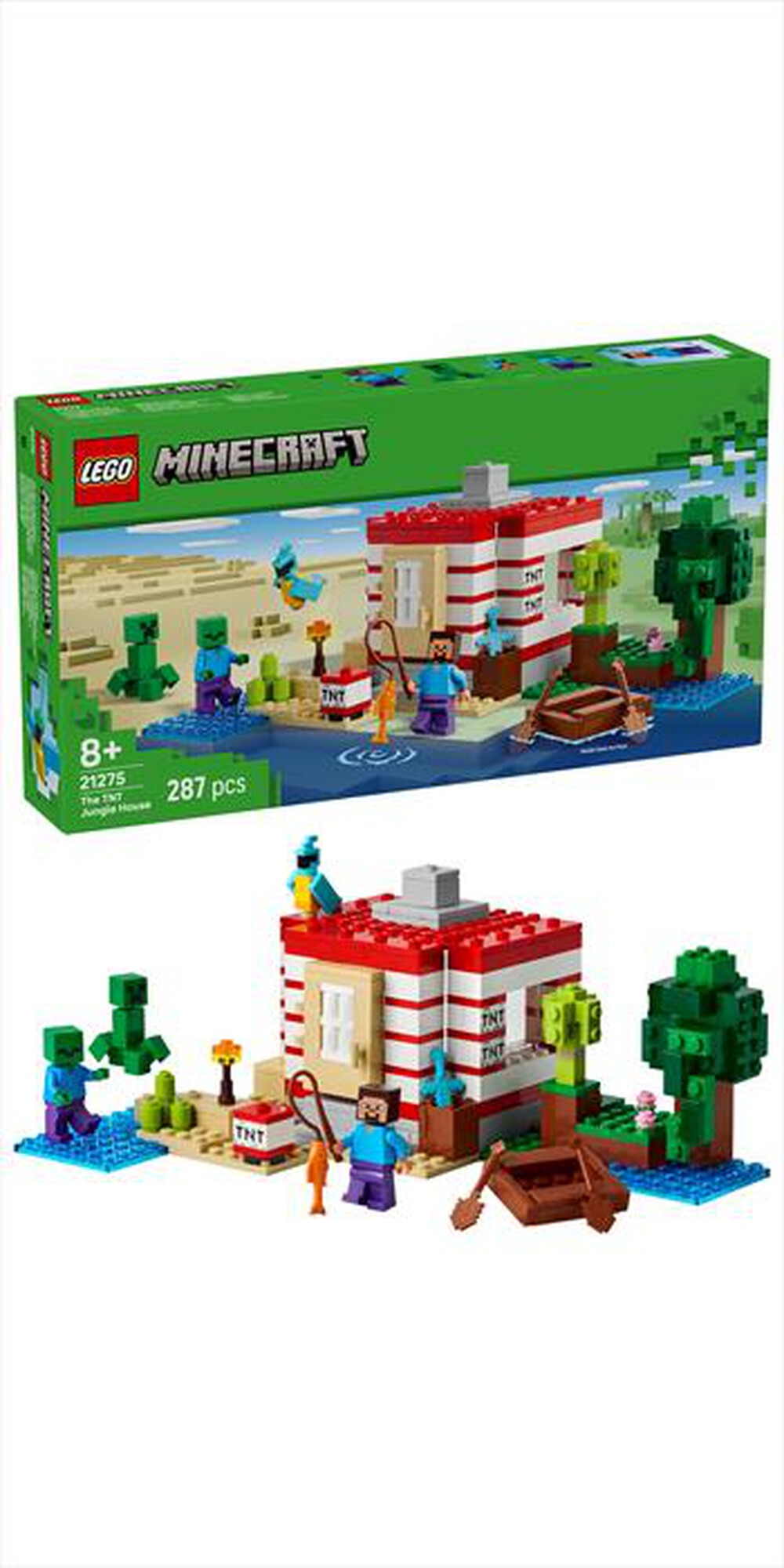"LEGO - MINECRAFT Casa nella giungla esplosiva - 21275"