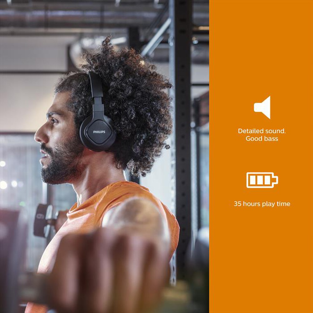 "PHILIPS - Cuffie Sport Wireless TAA4216BK/00-Nero"