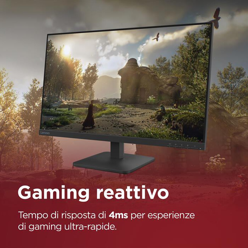 Immagine del prodotto LENOVO - Monitor WLED FHD 27" L27-4E-Raven black