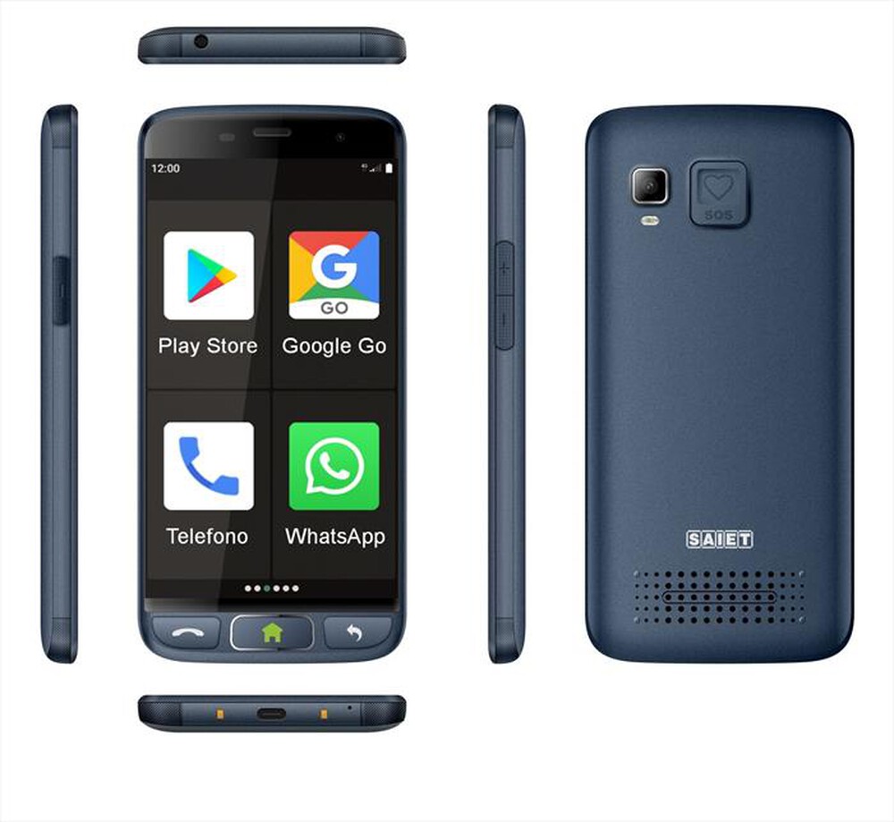 "SAIET - Smart Senior STS502 Plus Kit-Blu"