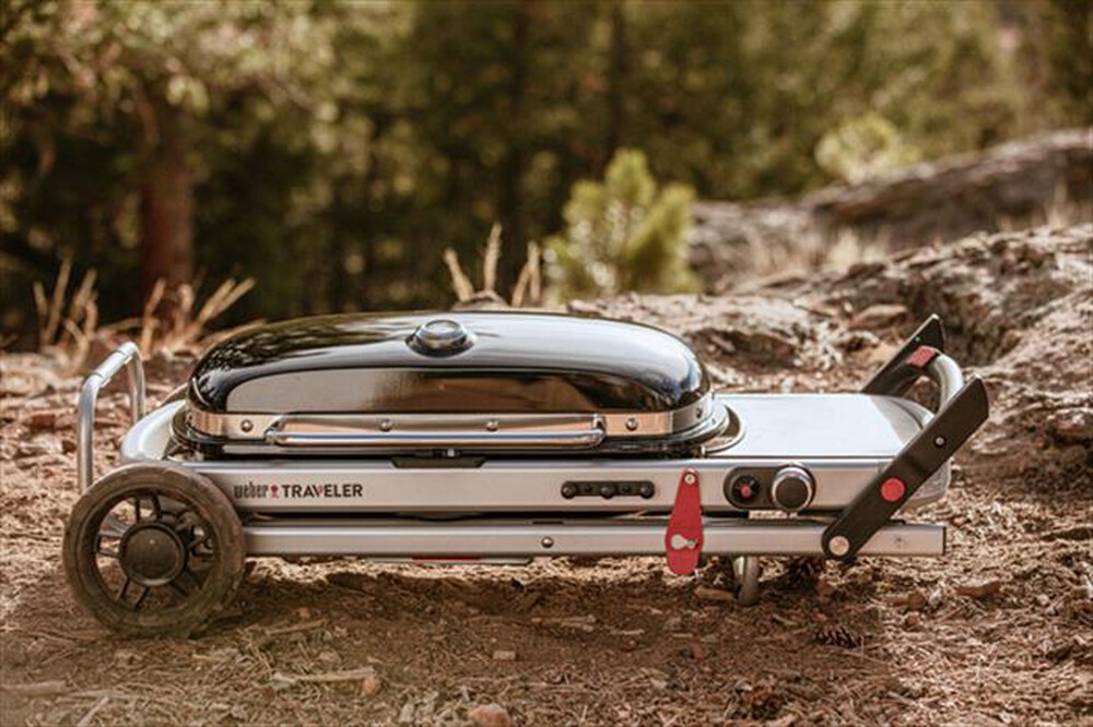 "WEBER - TRAVELER - BARBECUE A GAS PORTATILE"