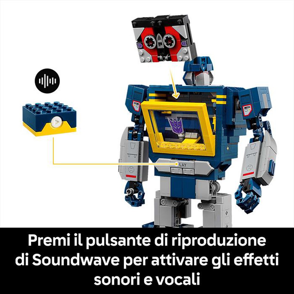 Immagine del prodotto LEGO - ICONS Transformers: Soundwave 10358