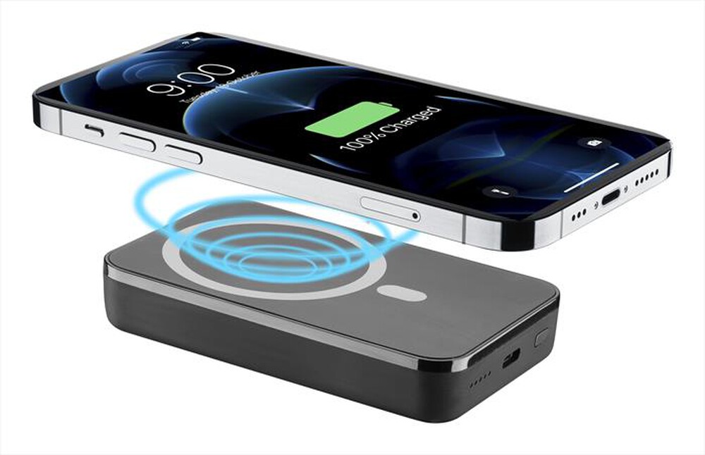 "CELLULARLINE - Powerbank PBMAGSF10000WIRK-Nero"